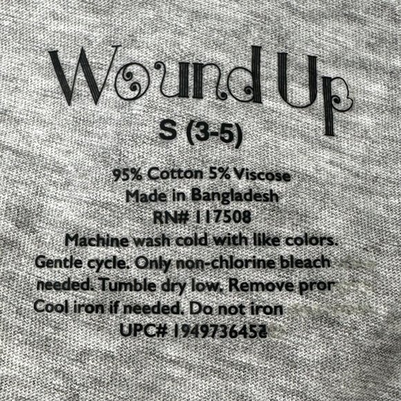 Wound Up Women's Size Small 3-5 Tank Top Apparently I Have An Attitude Gray New - Picture 4 of 9